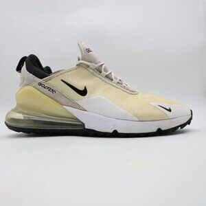 Nike Air Max 270 G Golf Cleats Men's 13 White-Black-Pure Platinum CK6483-102